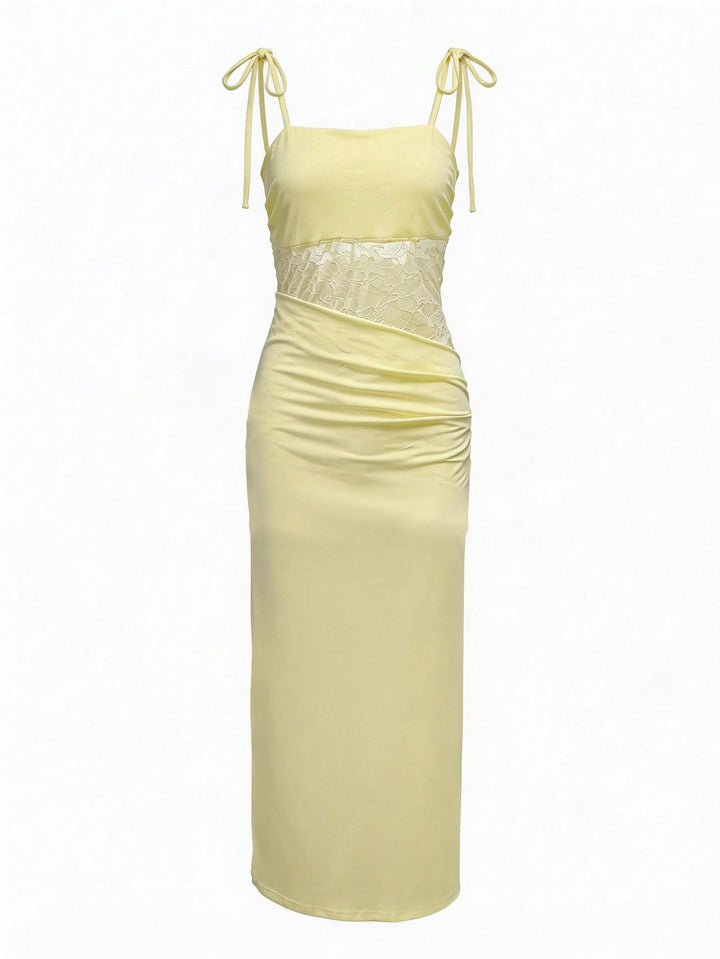 Rochie maxi SHEIN, galben