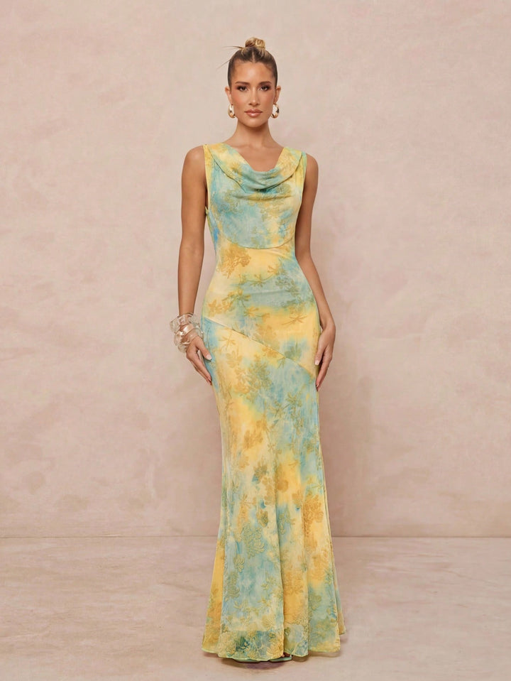 Rochie midi SHEIN, verde