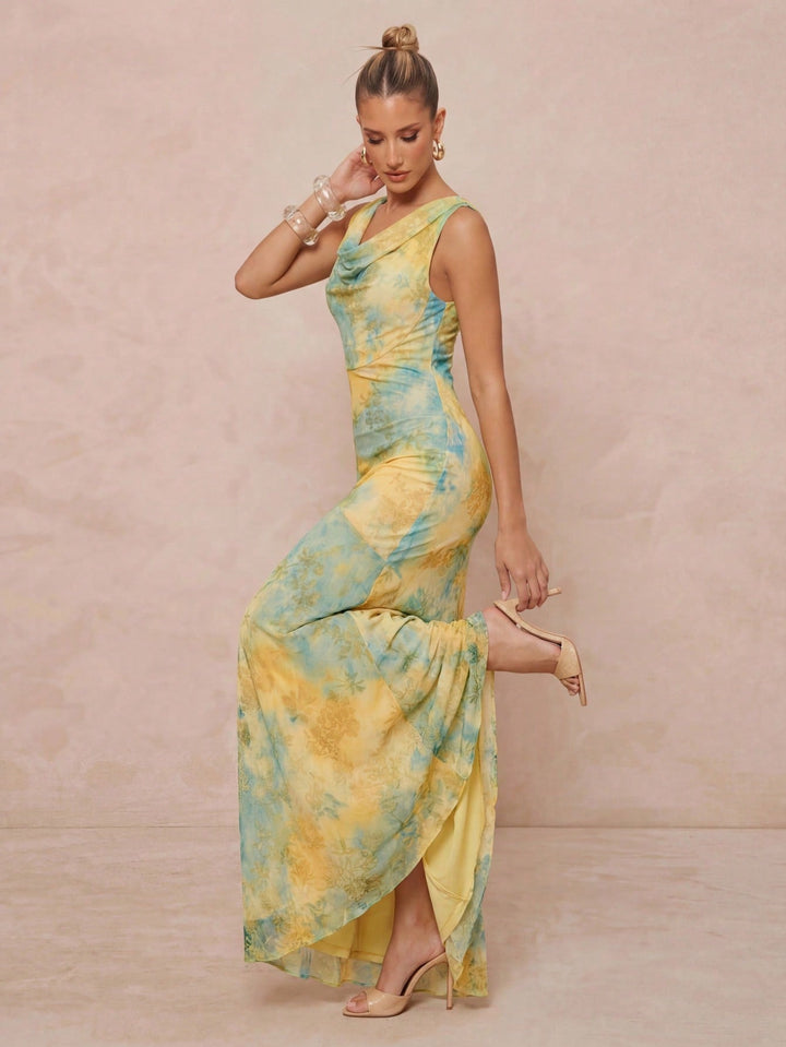 Rochie midi SHEIN, verde