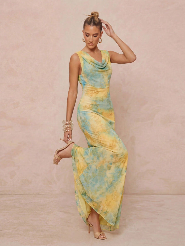 Rochie midi SHEIN, verde