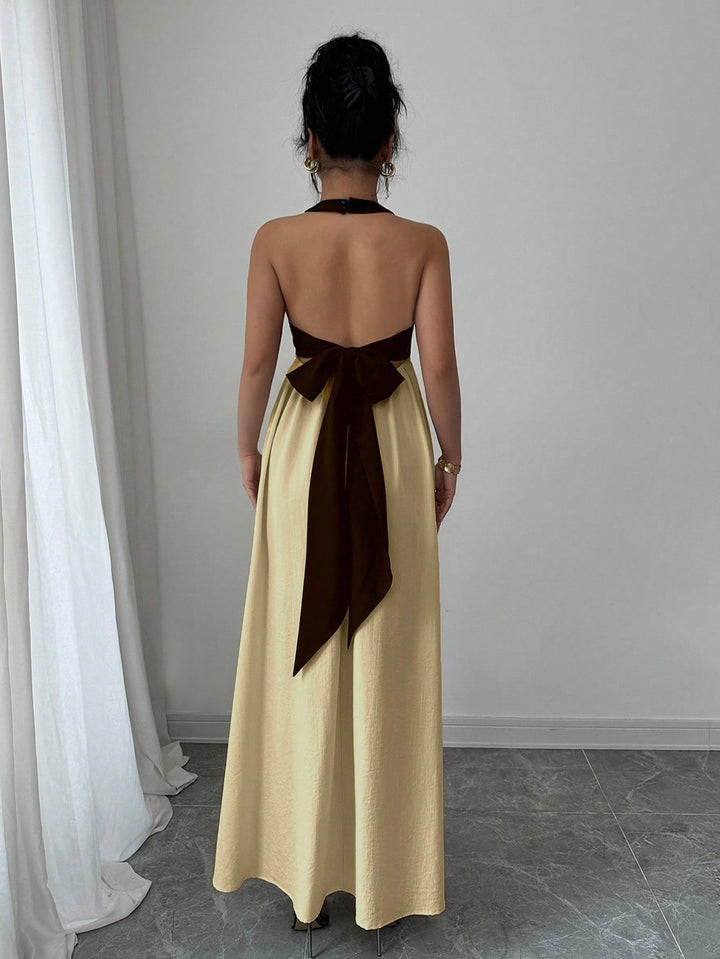 Rochie maxi SHEIN, kaki