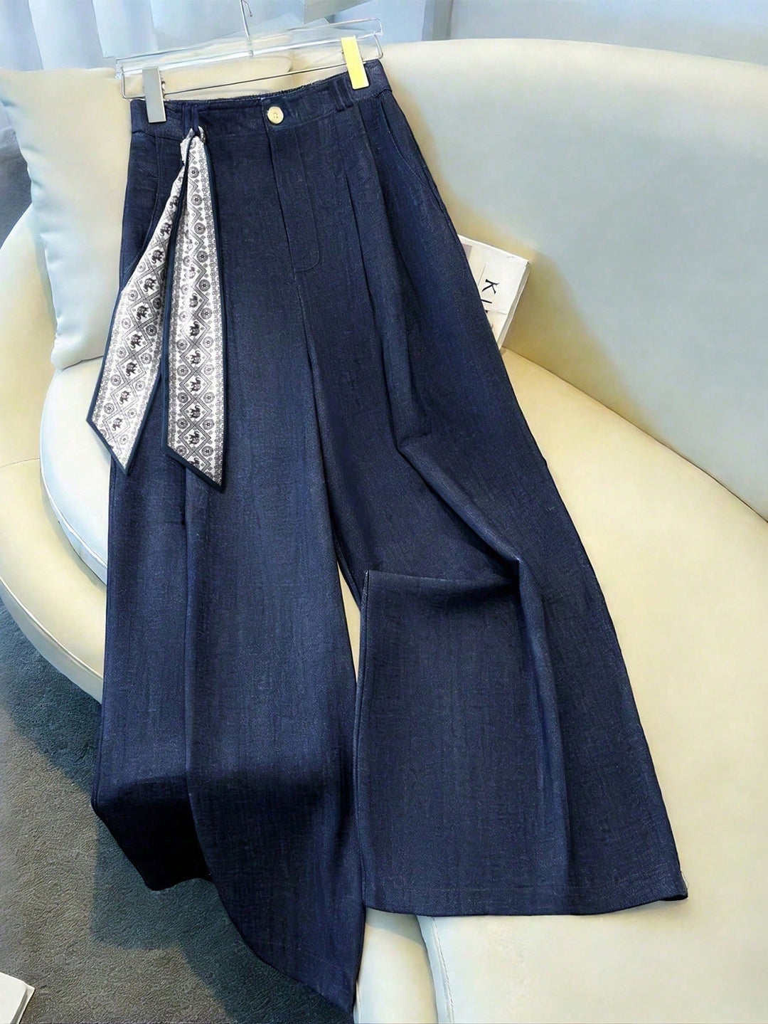 Pantaloni SHEIN, albastru