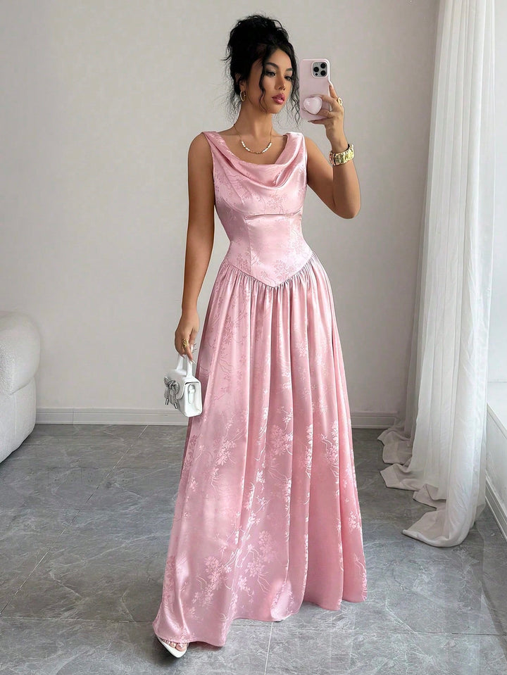 Rochie maxi SHEIN, roz