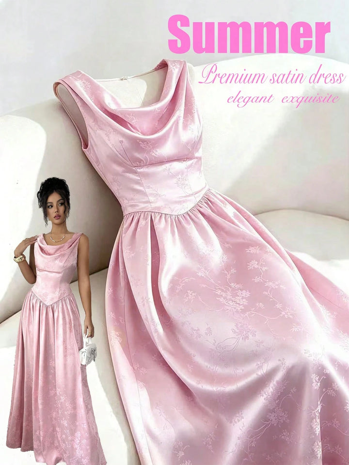 Rochie maxi SHEIN, roz