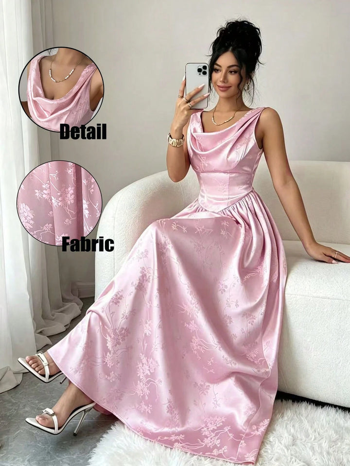 Rochie maxi SHEIN, roz