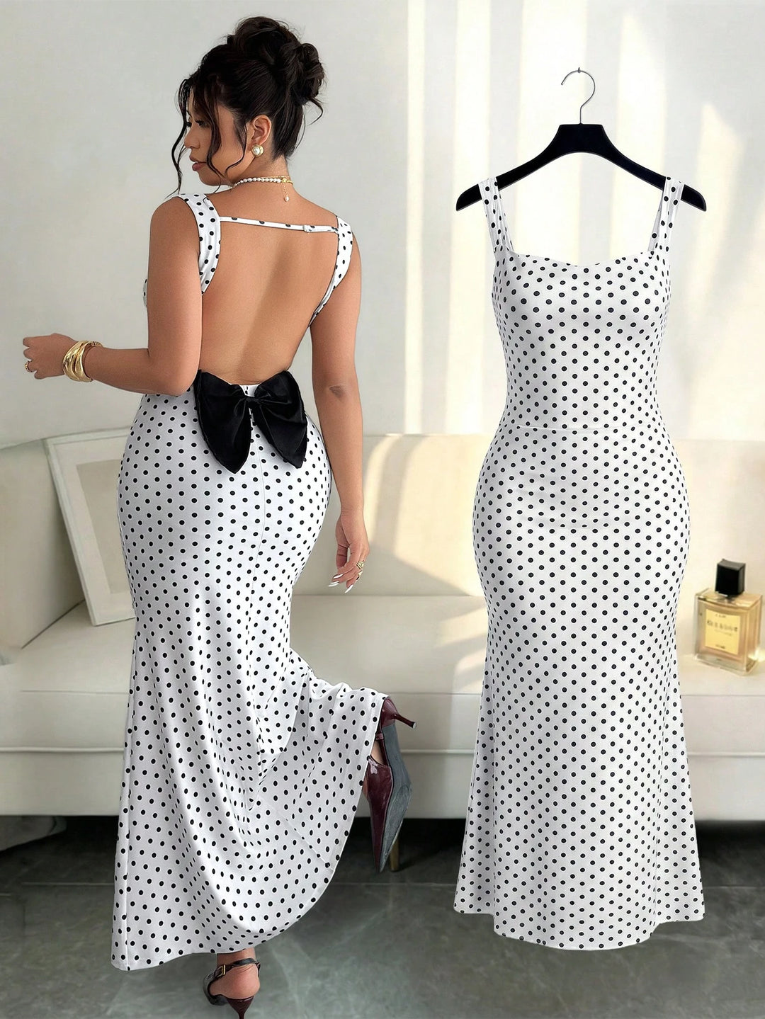 Rochie maxi SHEIN, alb