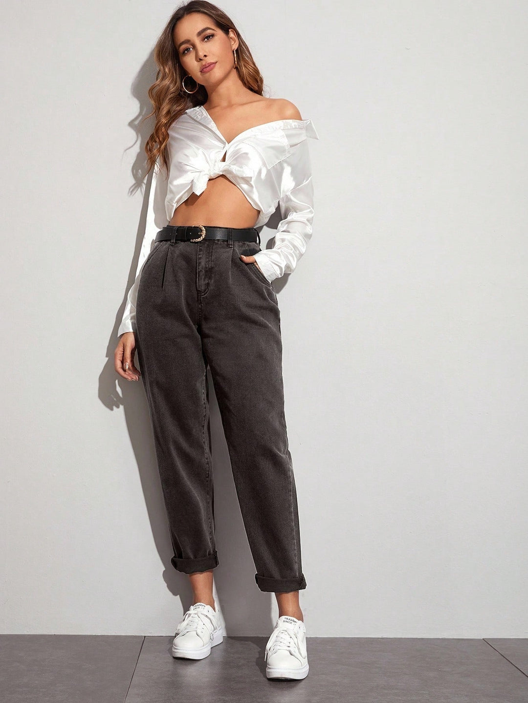Jeans SHEIN, gri