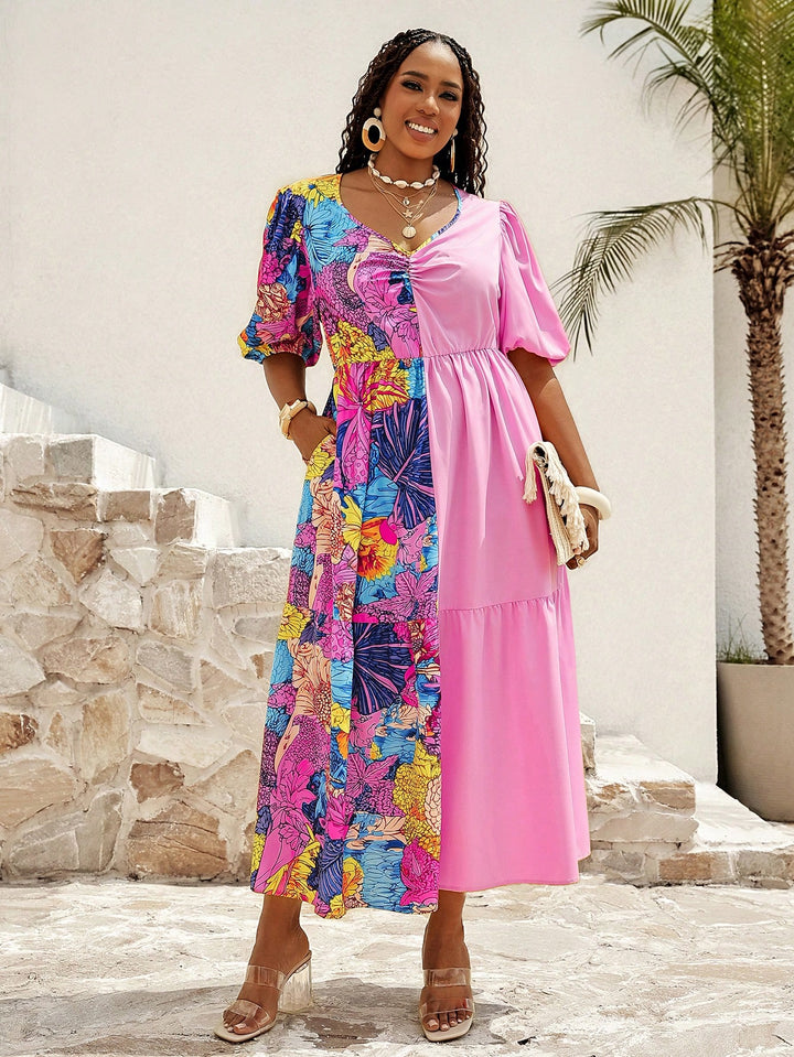 Rochie SHEIN, mix culori