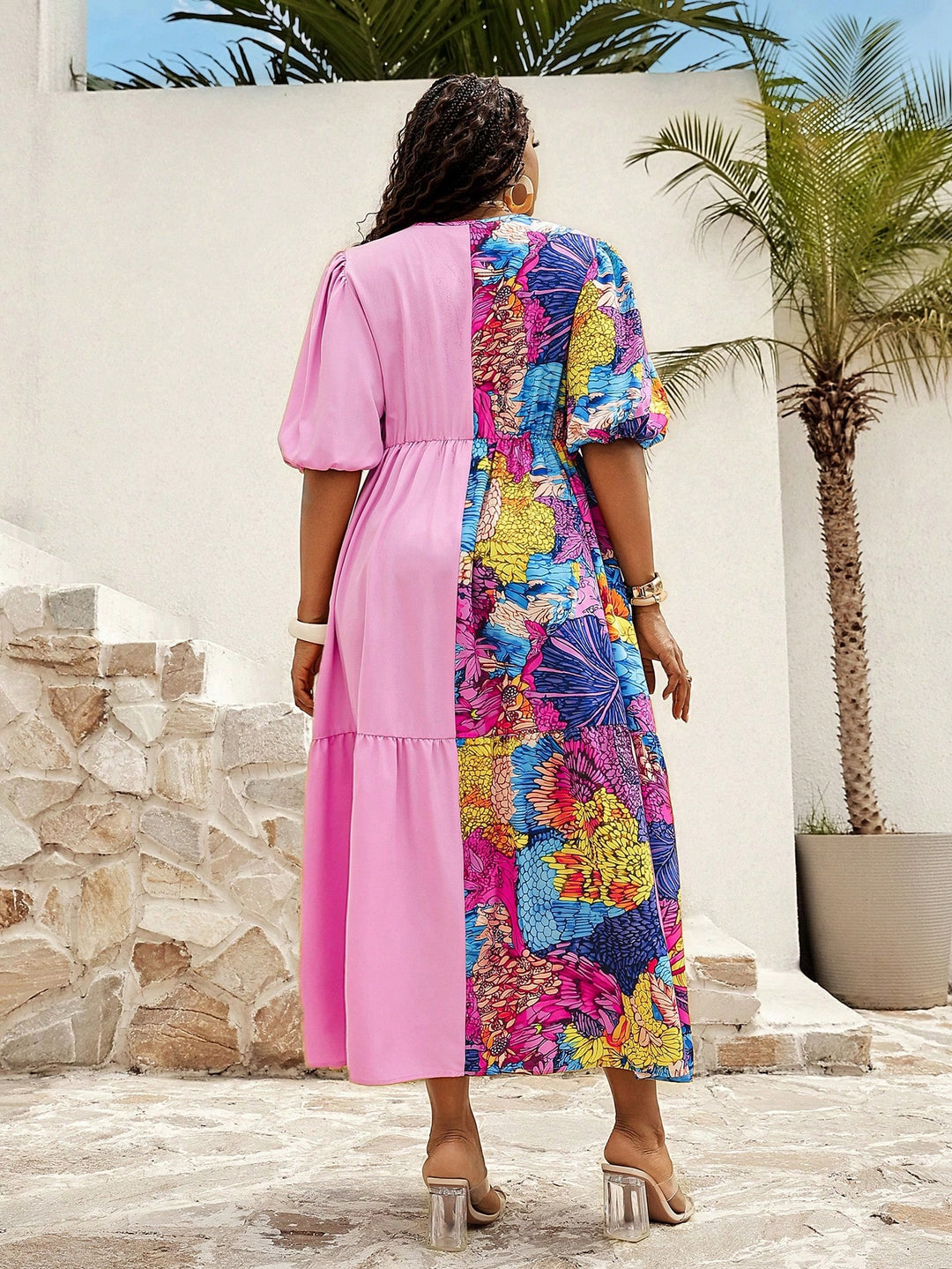 Rochie SHEIN, mix culori