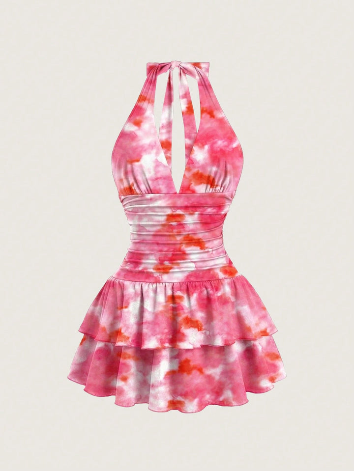 Rochie scurtă SHEIN, roz
