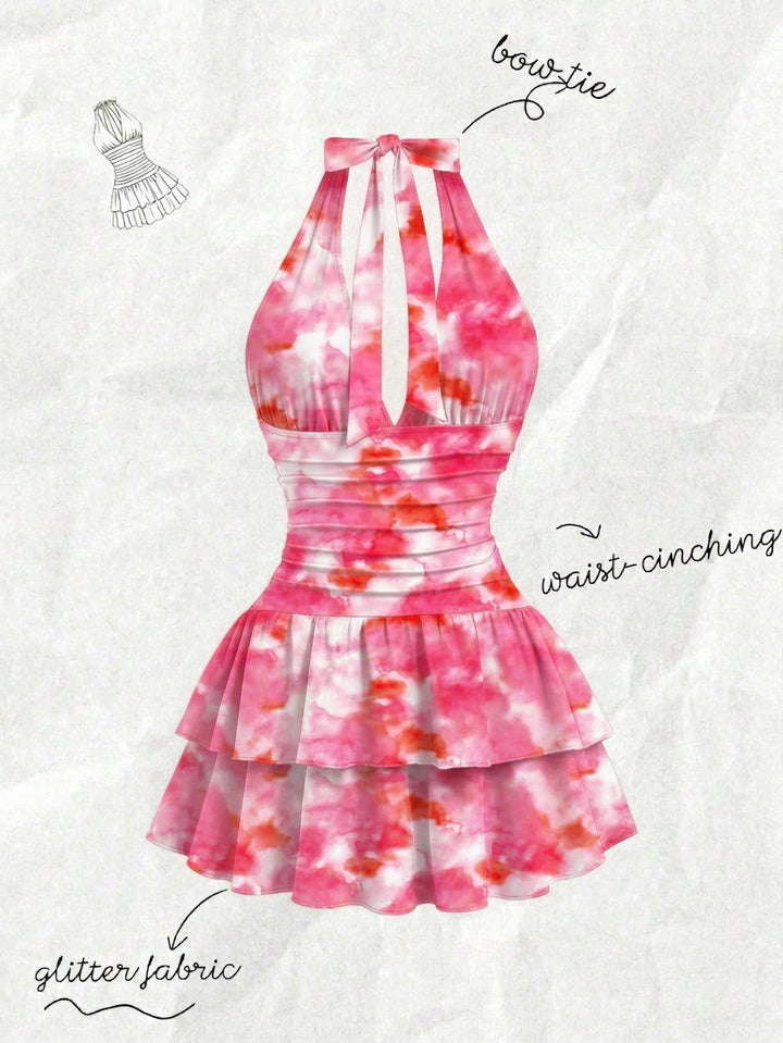 Rochie scurtă SHEIN, roz