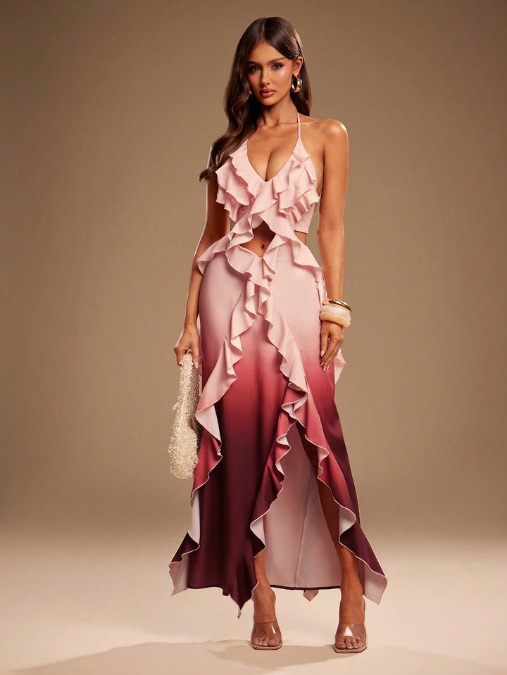Rochie maxi SHEIN, mix culori