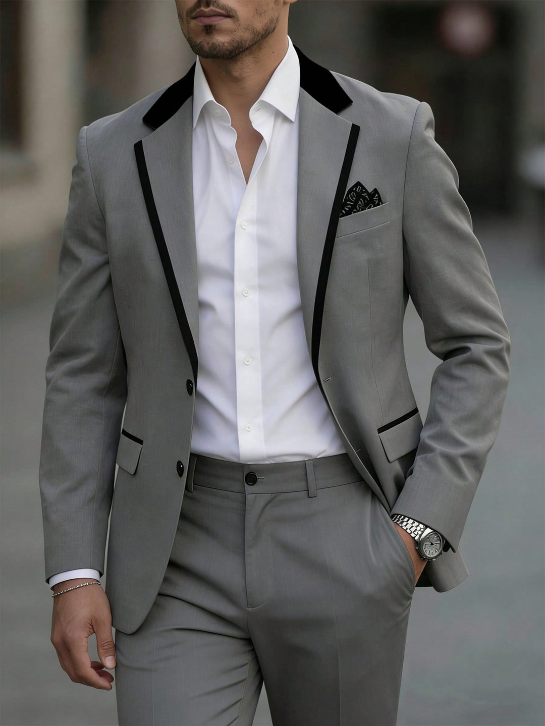 Costum SHEIN, gri