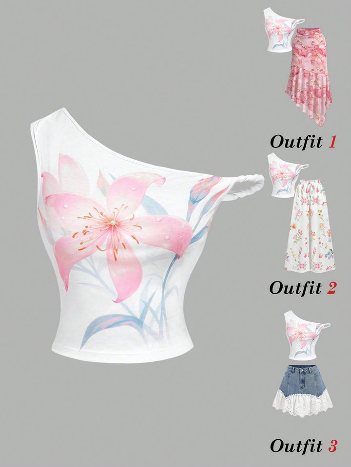 Top SHEIN, alb