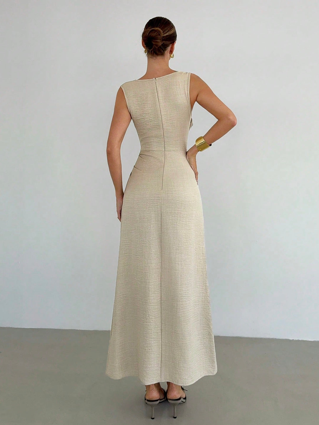 Rochie maxi SHEIN, portocaliu
