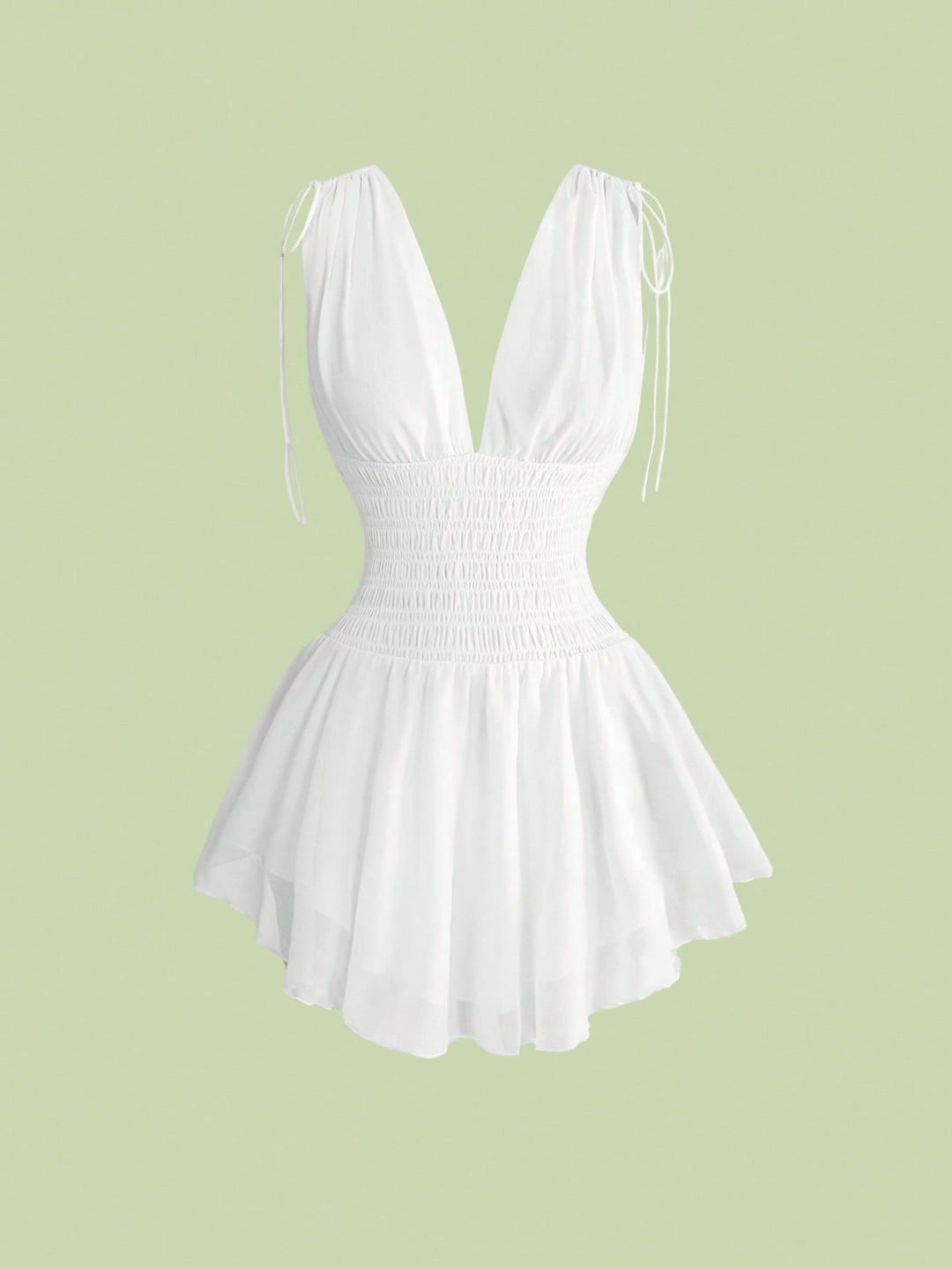 Rochie mini SHEIN, alb