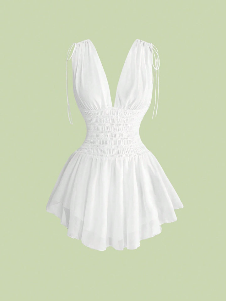 Rochie mini SHEIN, alb