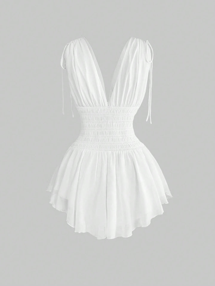 Rochie mini SHEIN, alb
