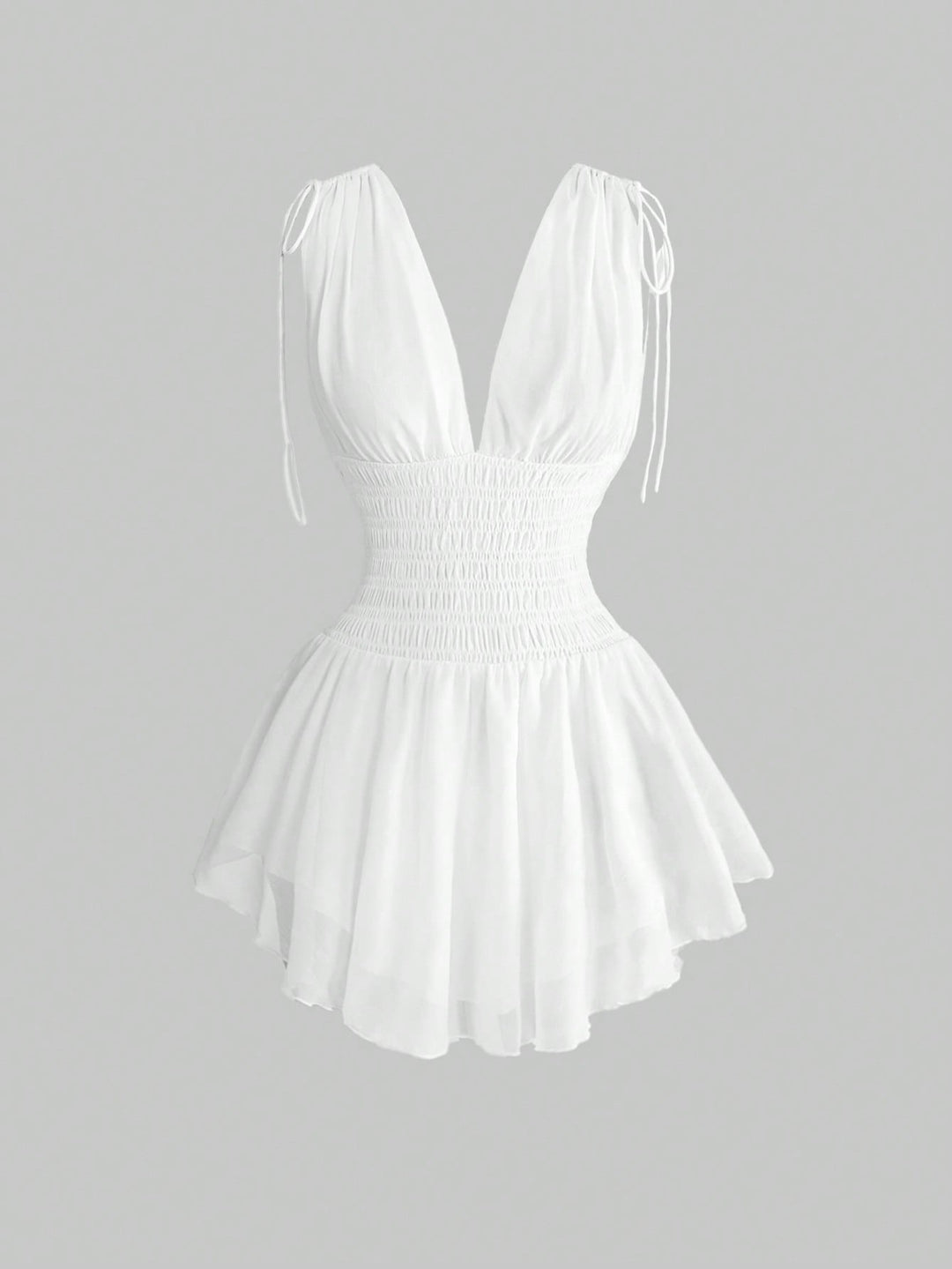 Rochie mini SHEIN, alb