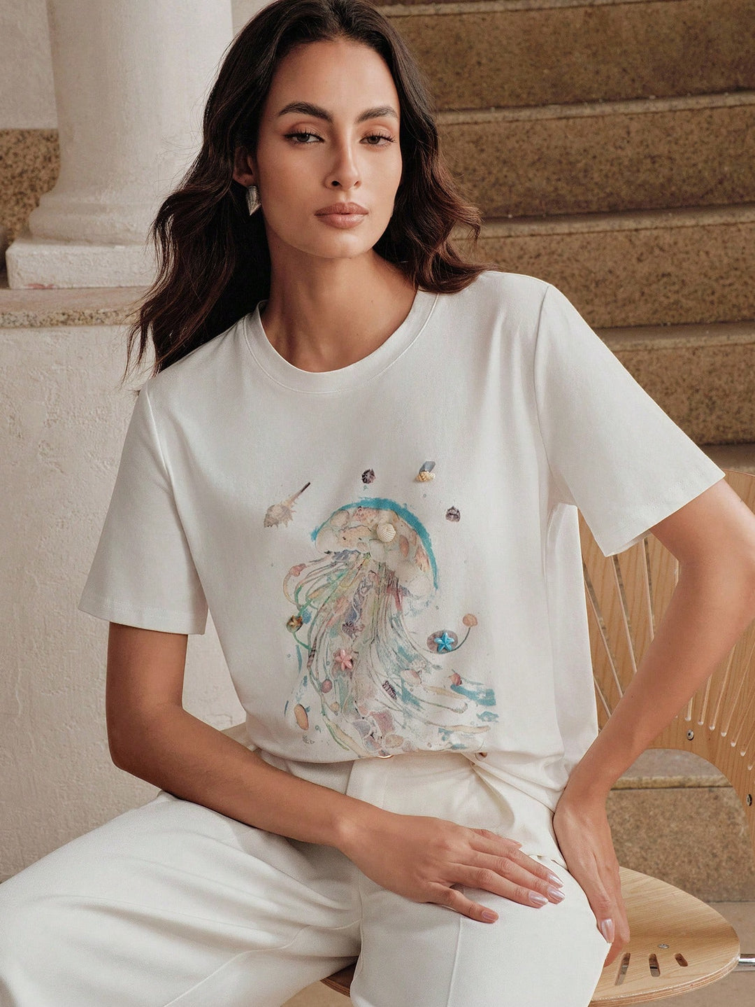 Tricou SHEIN, alb