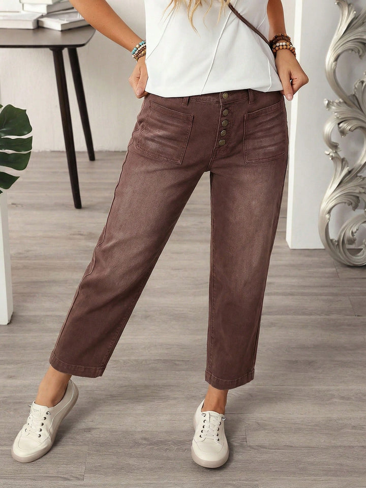 Jeans SHEIN, maro