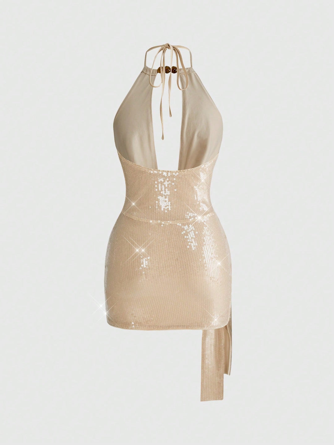 Rochie mini SHEIN, auriu