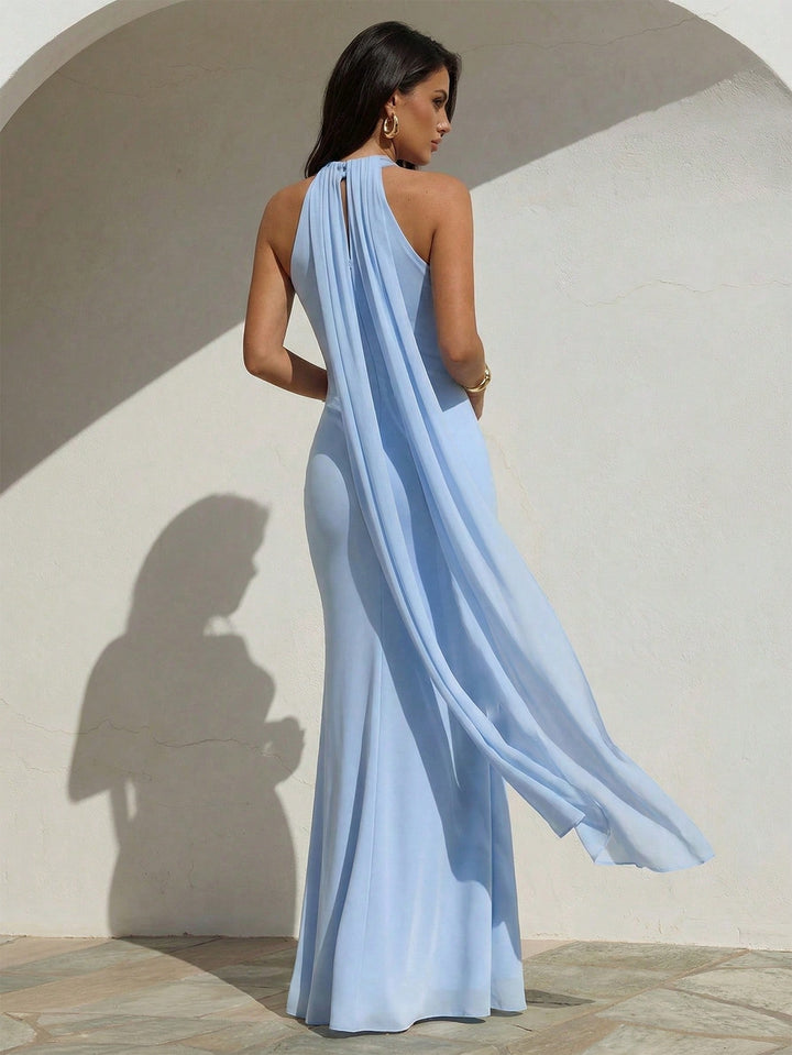 Rochie maxi SHEIN, albastru