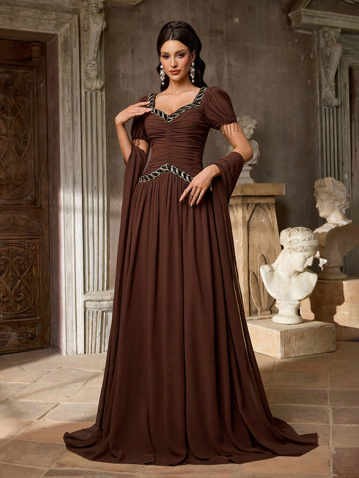 Rochie SHEIN, maro