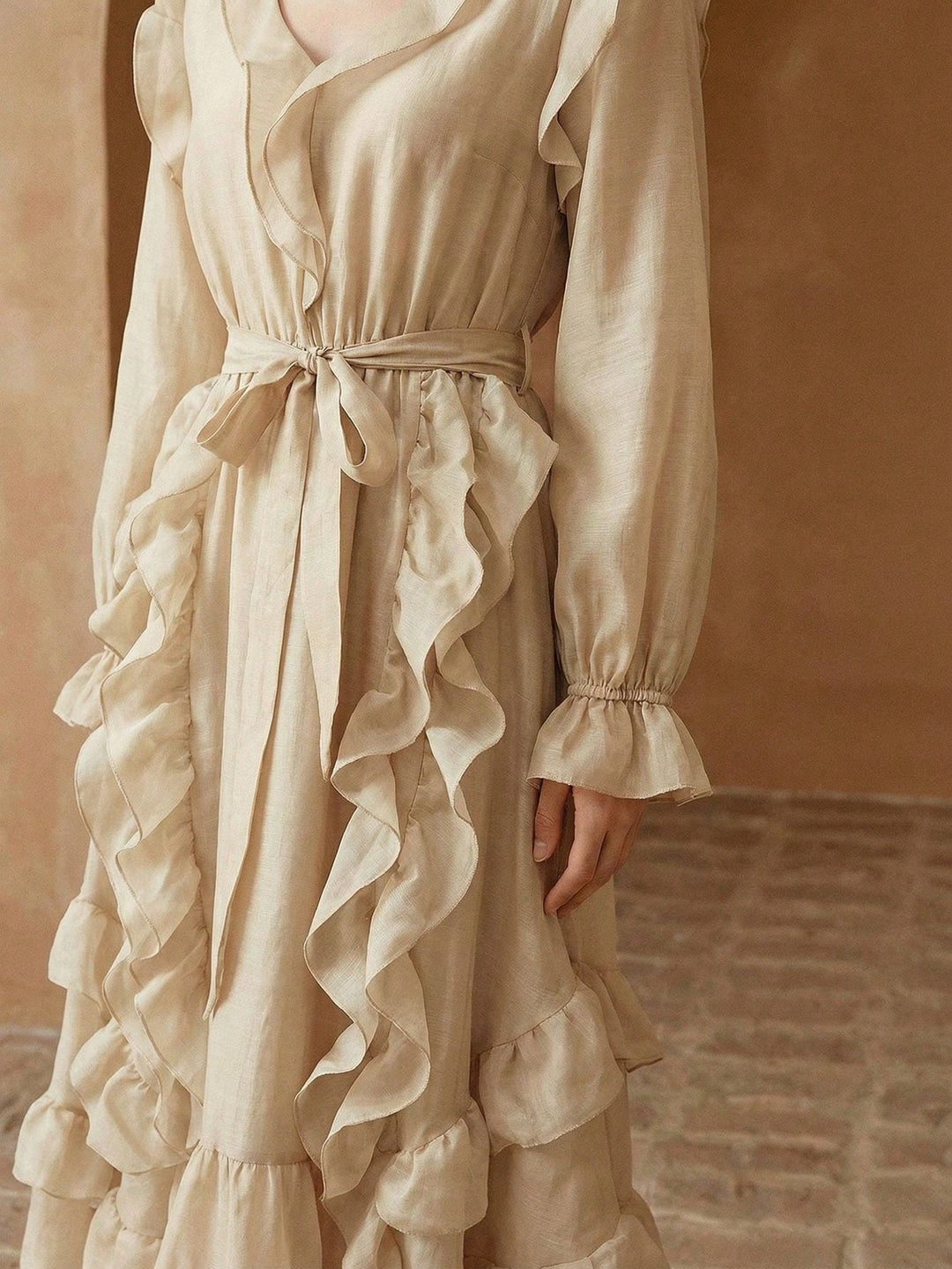Rochie maxi SHEIN, kaki