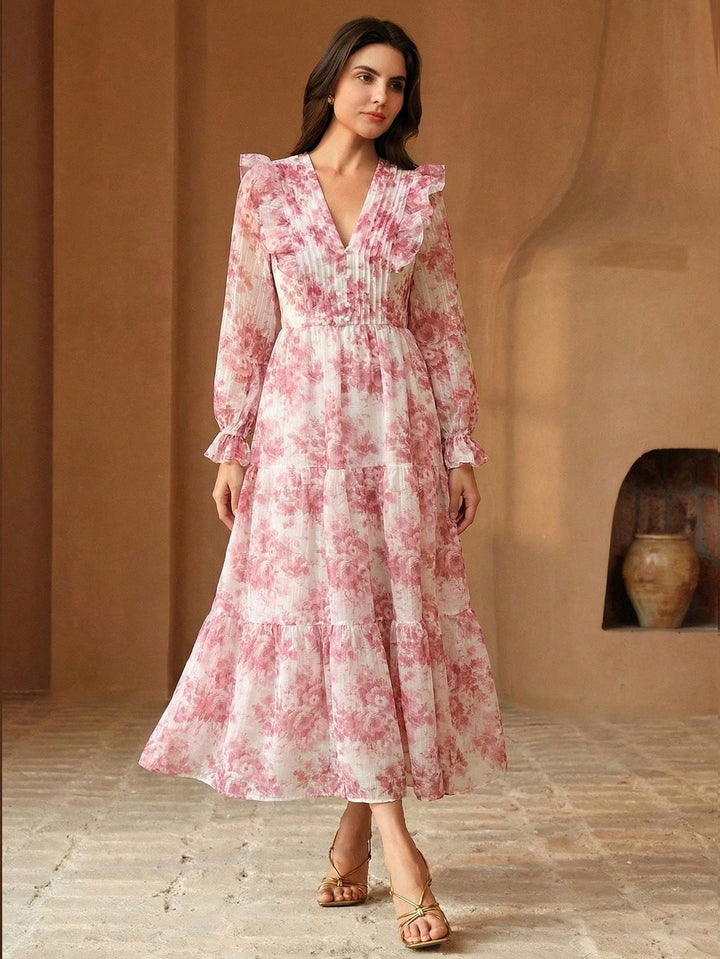 Rochie maxi SHEIN, roz