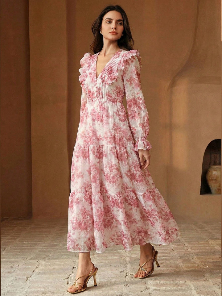 Rochie maxi SHEIN, roz