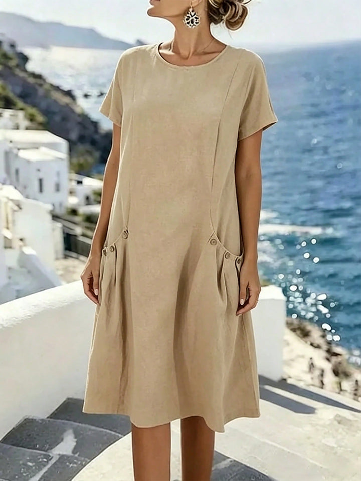 Rochie scurtă SHEIN, kaki