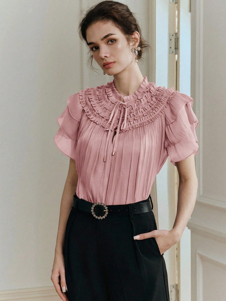 Bluza eleganta SHEIN, roz