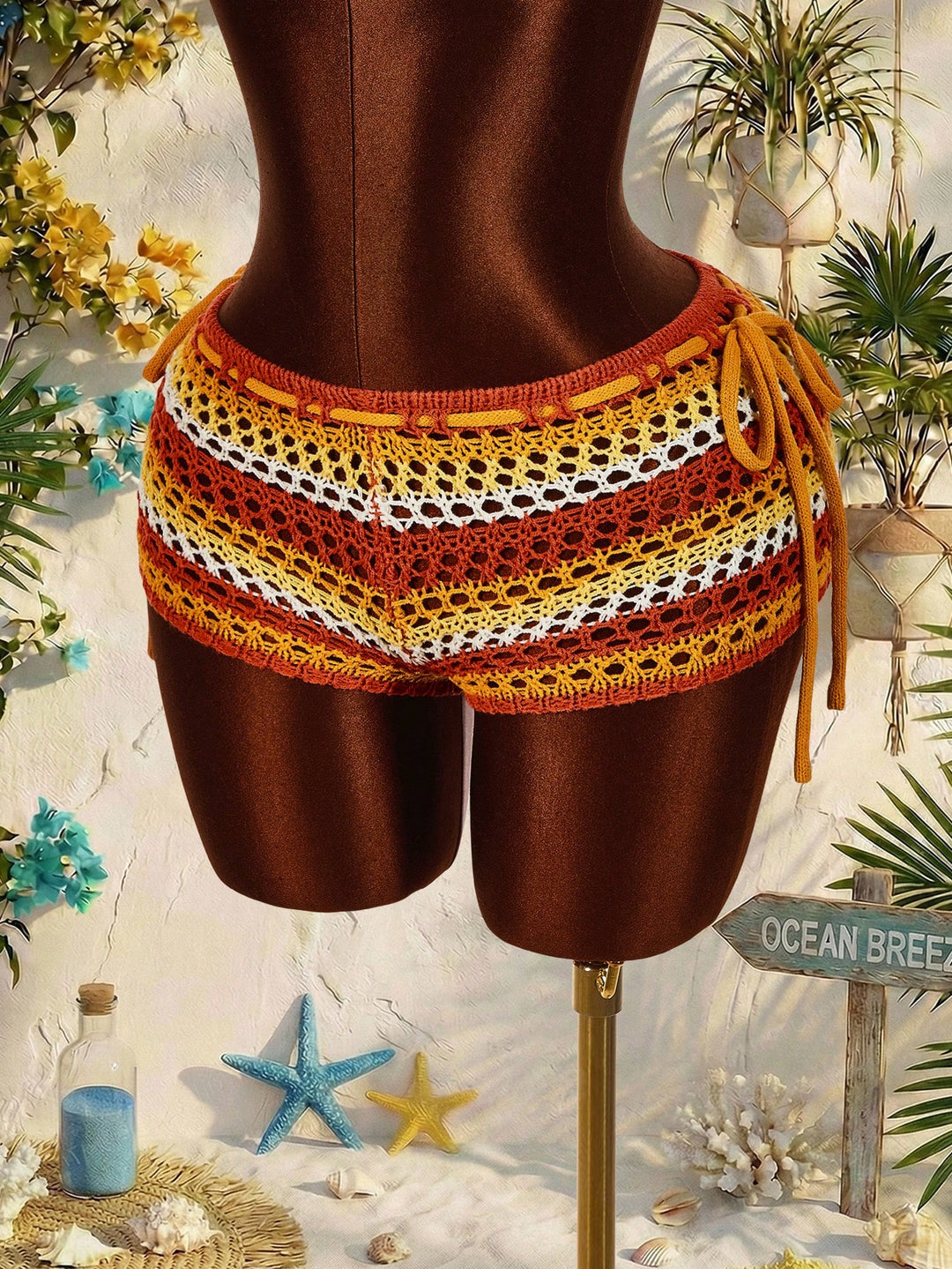 Pantaloni SHEIN, portocaliu