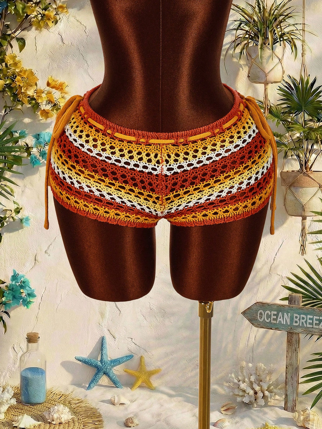 Pantaloni SHEIN, portocaliu