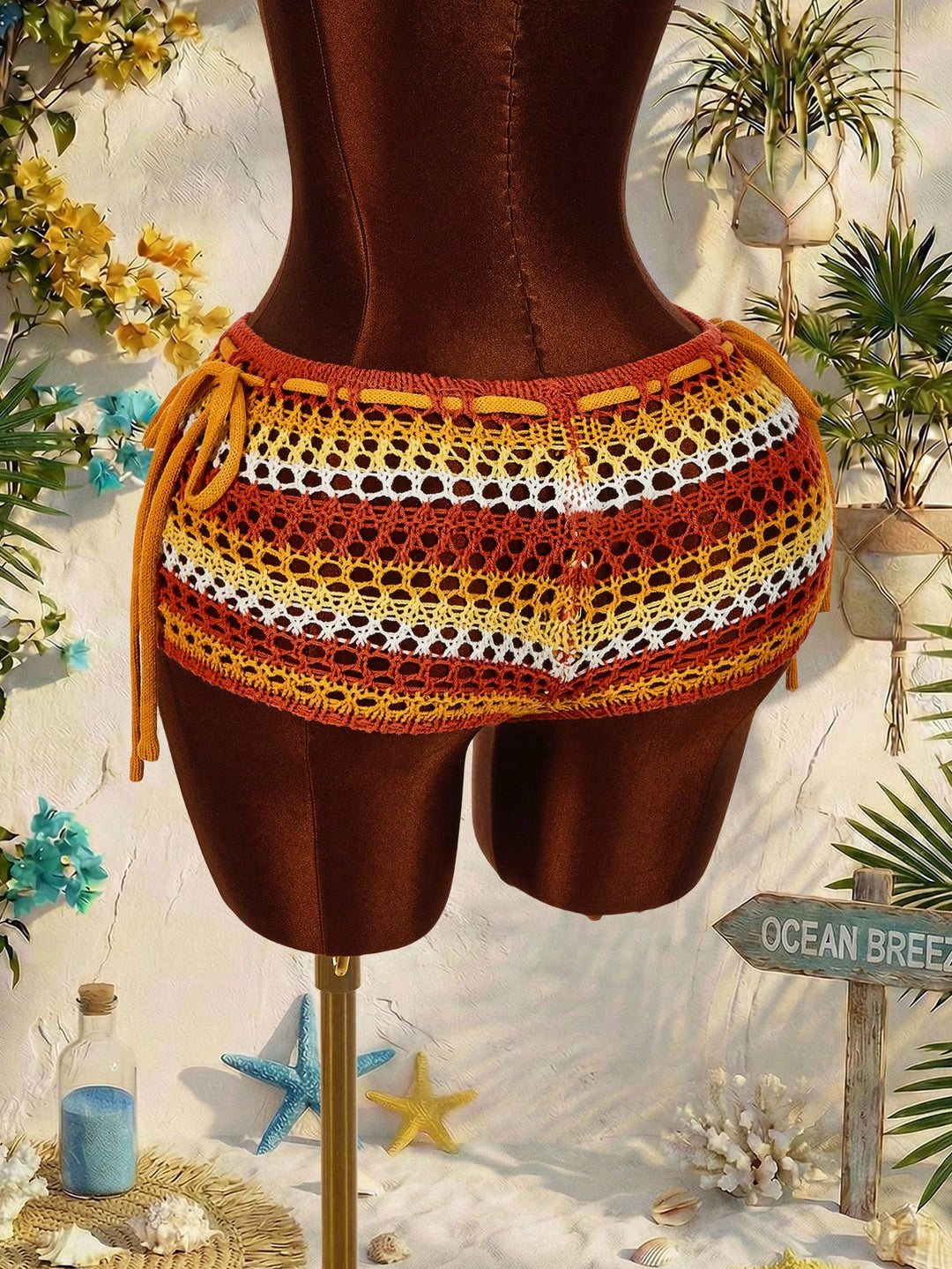 Pantaloni SHEIN, portocaliu