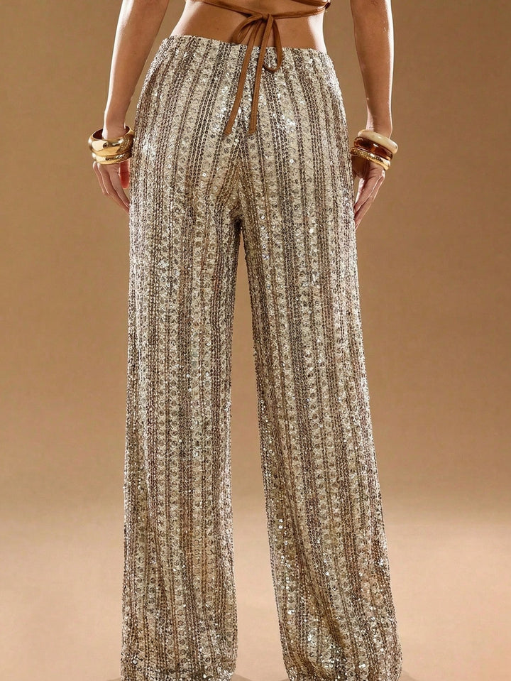 Pantaloni SHEIN, maro