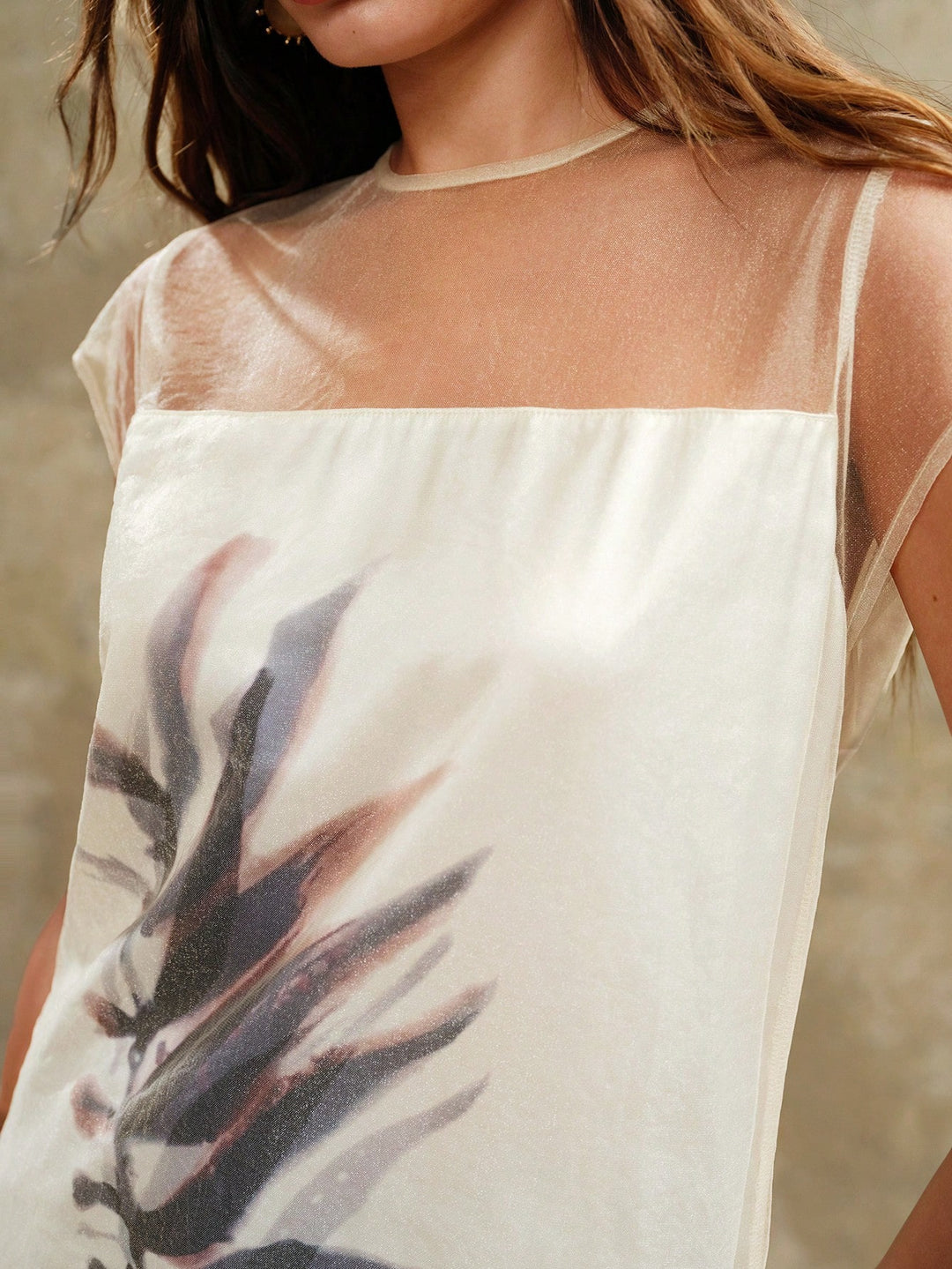 Top SHEIN, alb