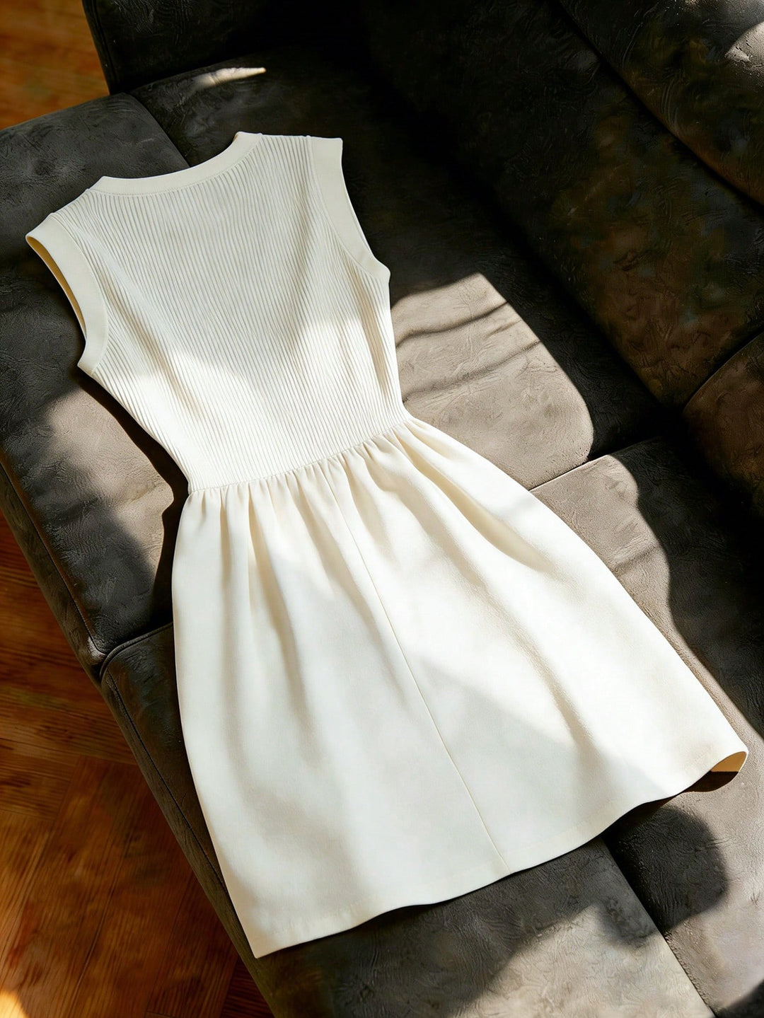 Rochie mini SHEIN, crem