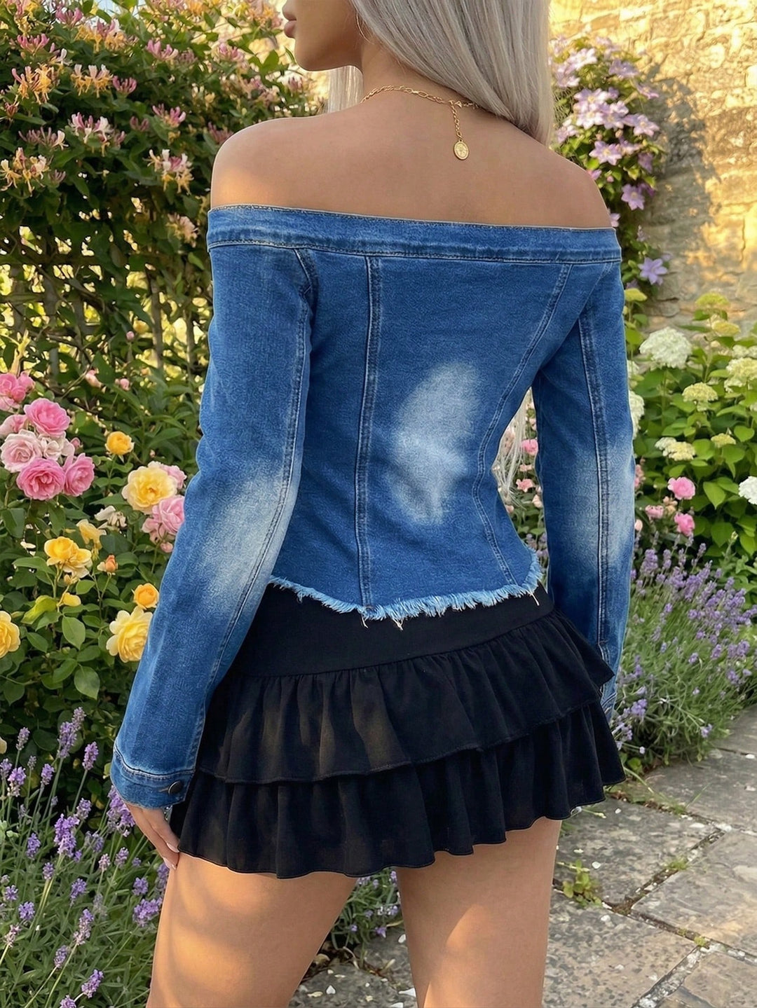 Top SHEIN, albastru
