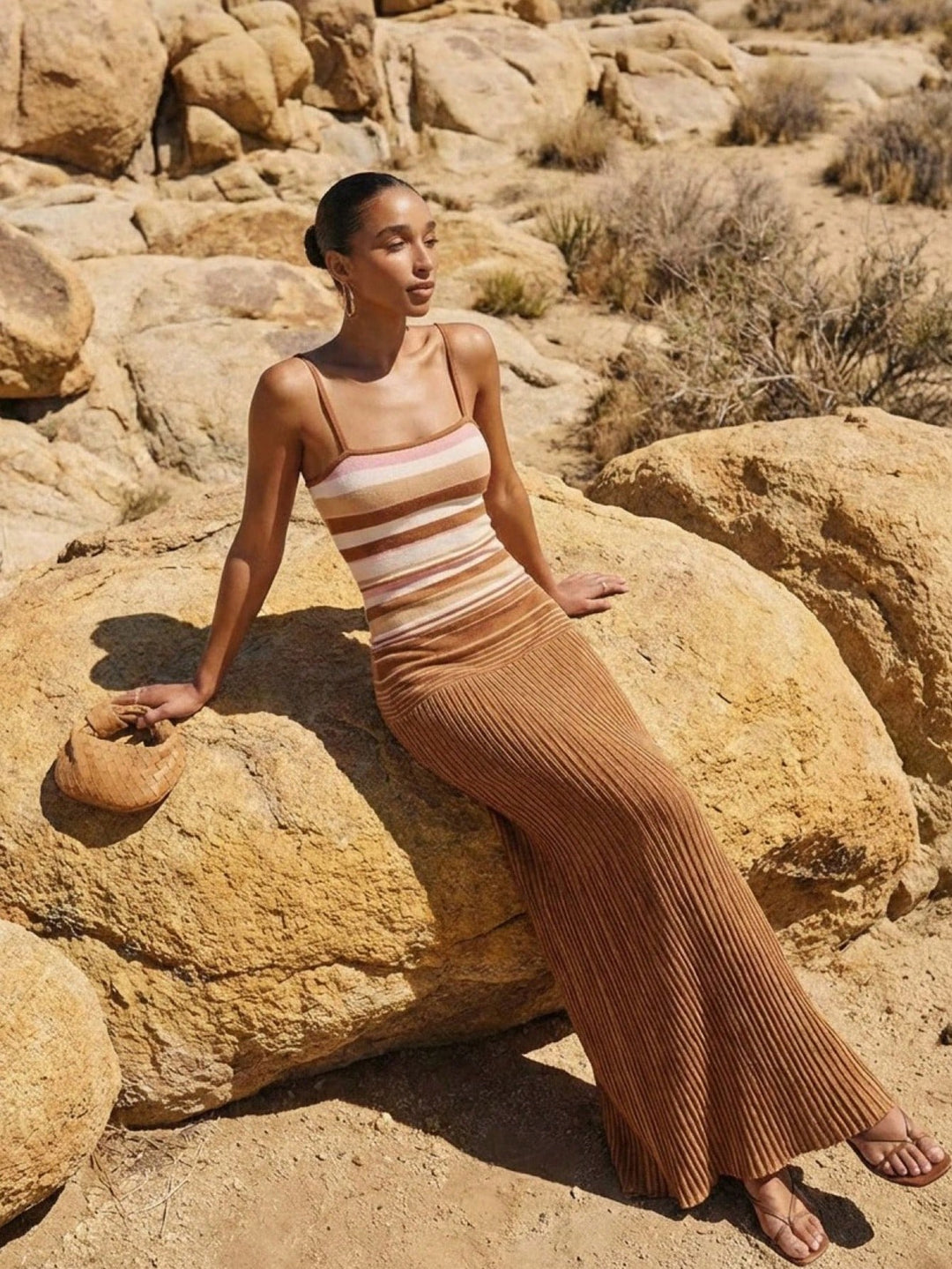 Rochie maxi SHEIN, mix culori