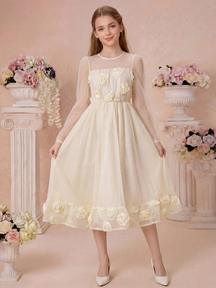 Rochie SHEIN, crem