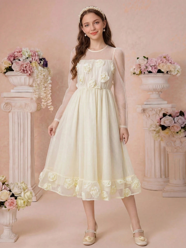 Rochie SHEIN, crem