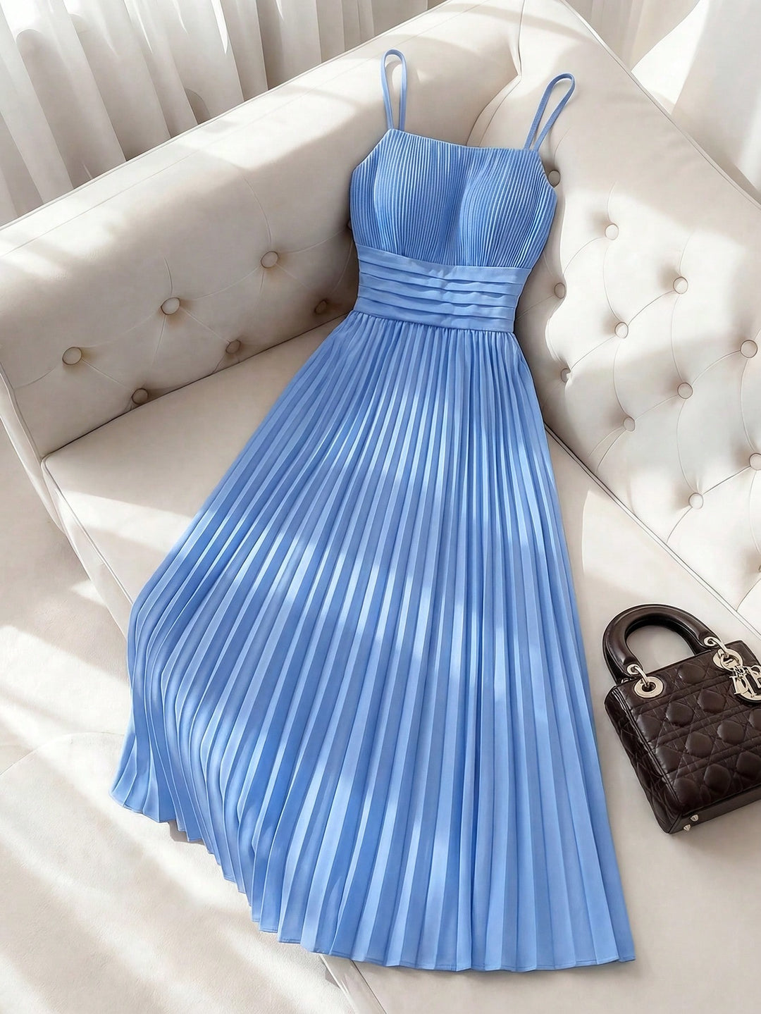 Rochie maxi SHEIN, albastru
