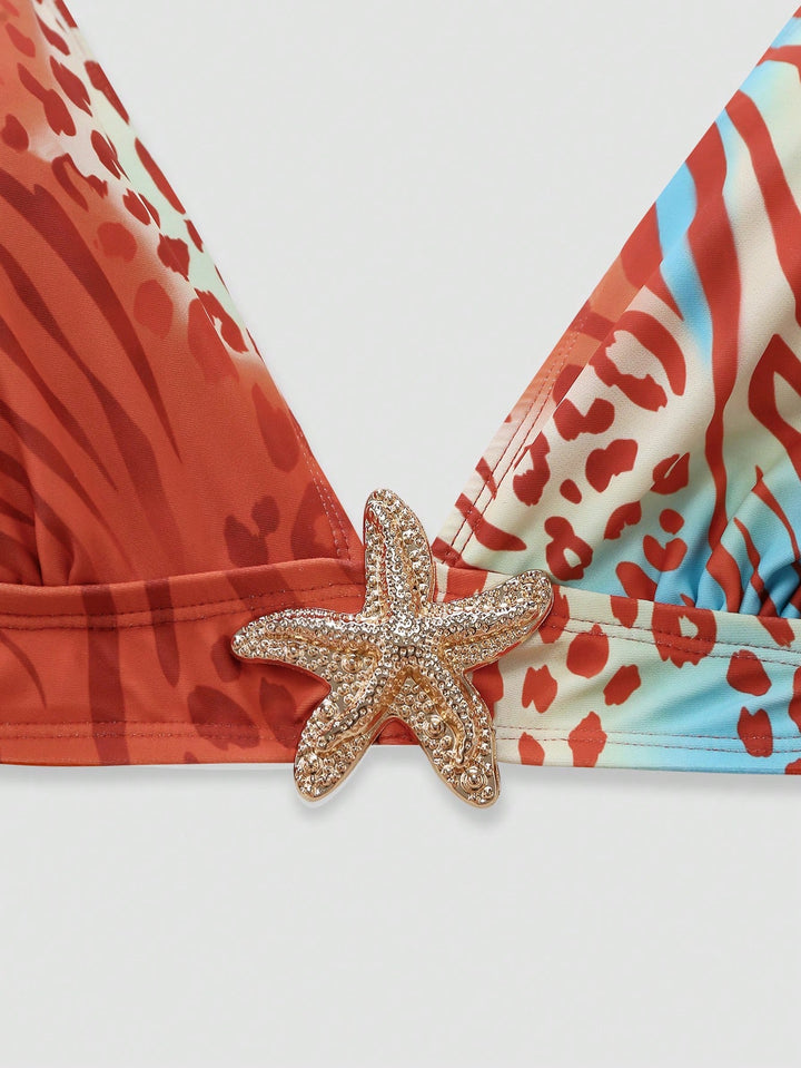 Set bikini de baie SHEIN, mix culori