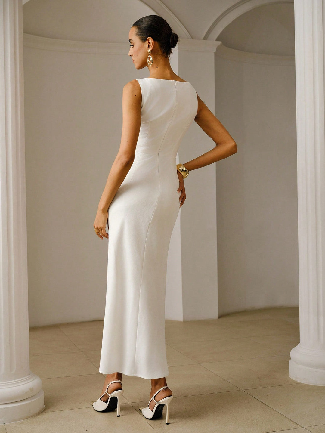 Rochie maxi SHEIN, roz