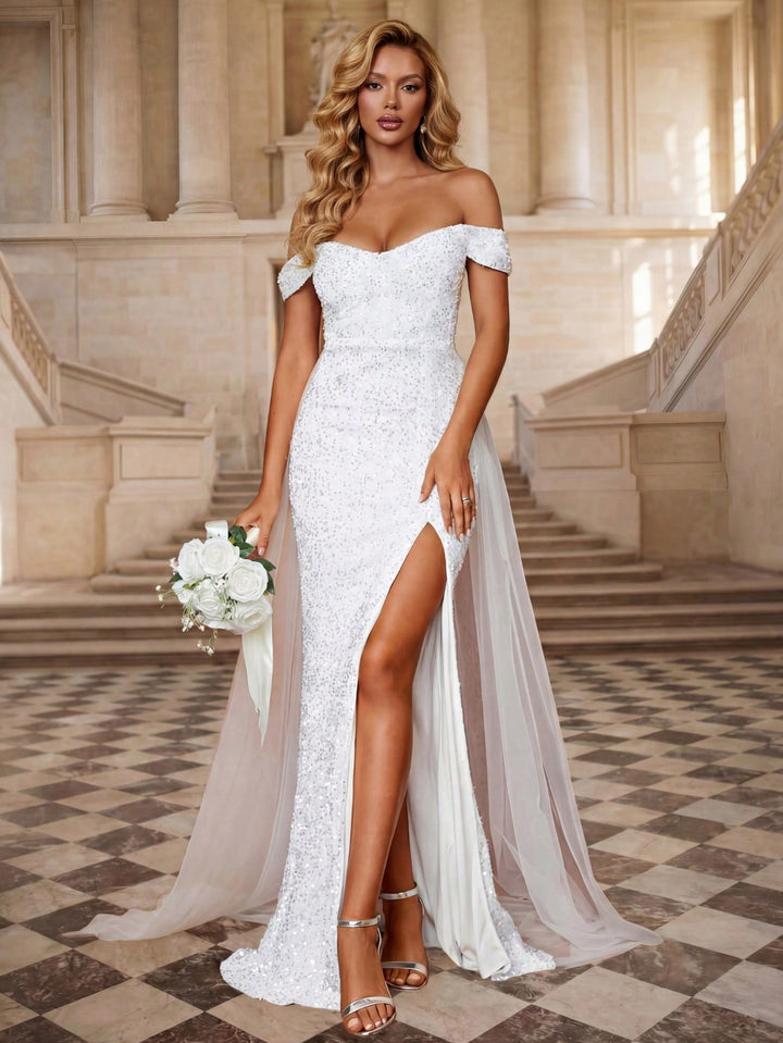 Rochie de mireasă SHEIN, alb