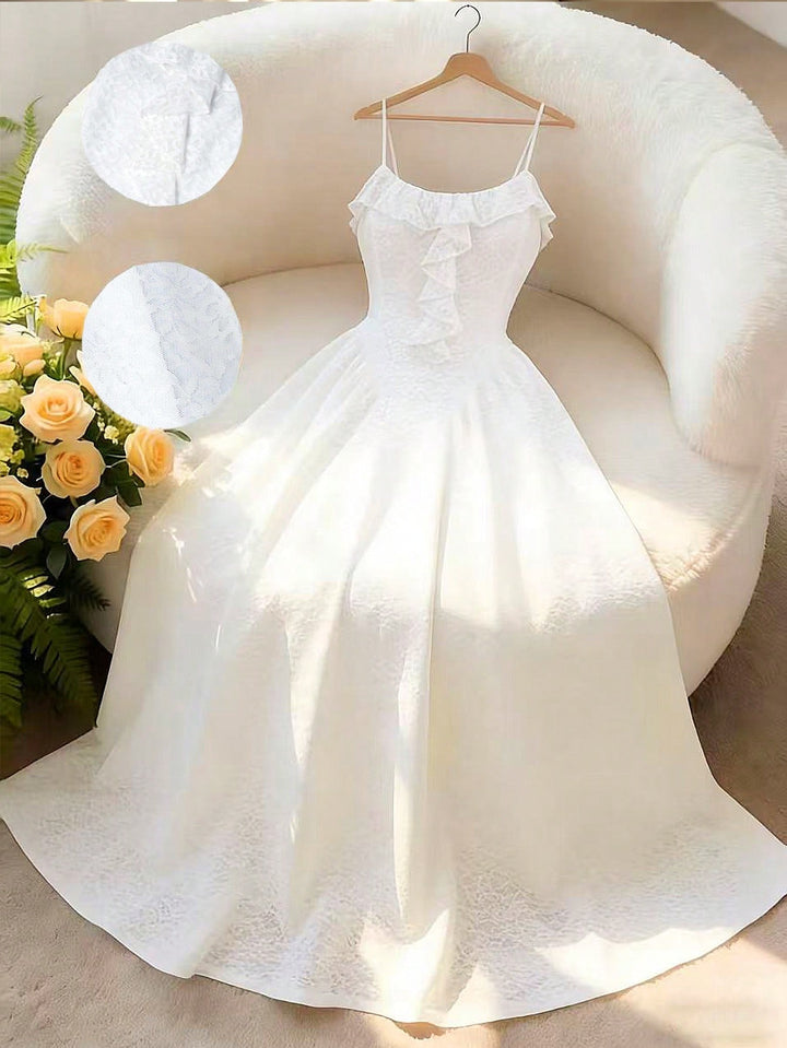 Rochie maxi SHEIN, alb