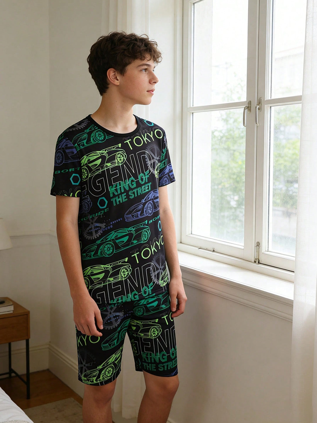 Pijama SHEIN, negru