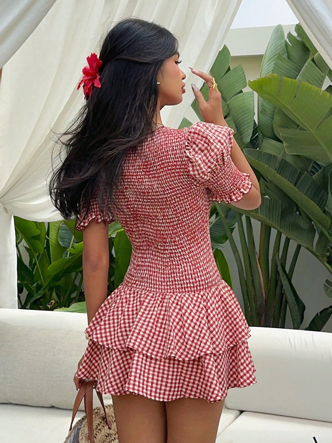 Rochie mini SHEIN, roșu